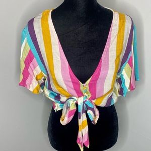 Multicolored top